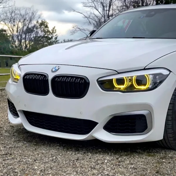 BMW 1 Series (LCI) F20 F21 M135 M140 125 120 118 Angel Eyes DRL CSL Style Yellow Boards (2015-2019)